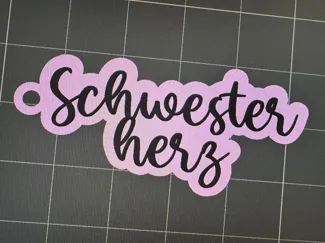 Schwesterherz Schlüsselanhänger 