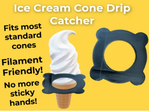 Ice Cream Cone Drip Catcher