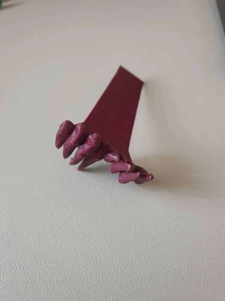 Bookmark demon hands - Free 3D Print Model - MakerWorld