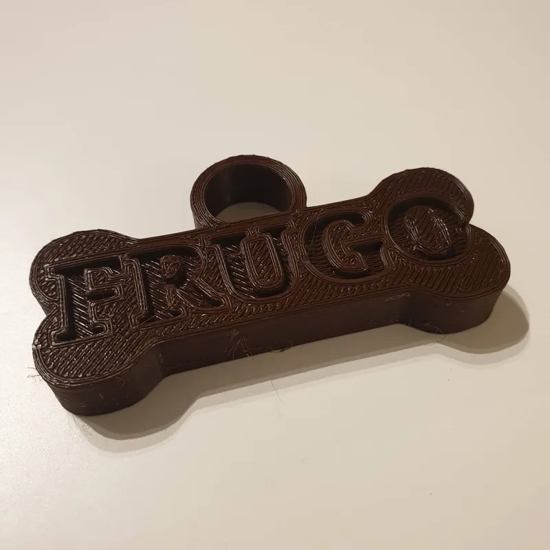 Dog name tag