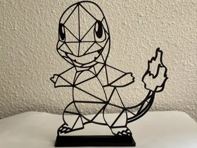 Geometric Charmander Pokémon