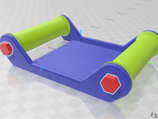 Filament spool roller base