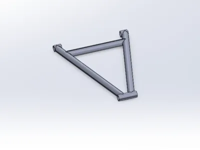 Lower rear buggy arm