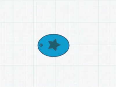 Star keychain