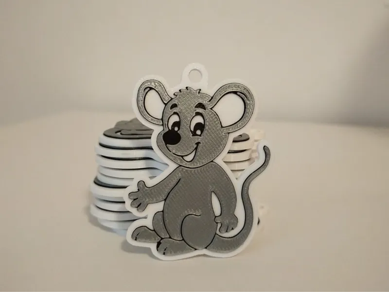 Mouse keychain - NO AMS