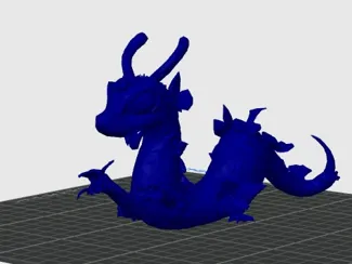 Drache mit Blumen