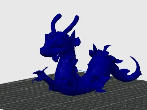 Drache mit Blumen