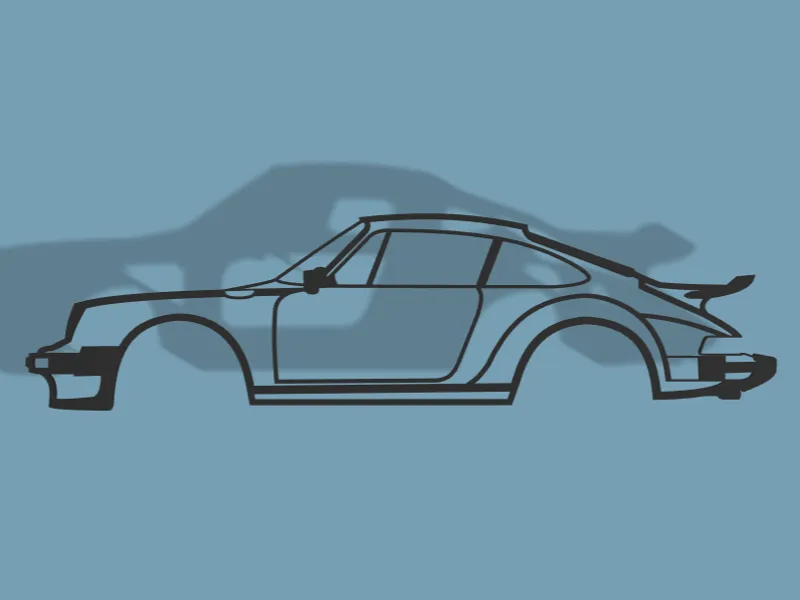Porsche 930 Turbo Wall Art