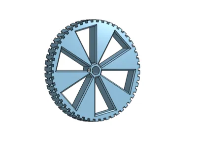 60mm Wheel with 2.15 mm Treads 