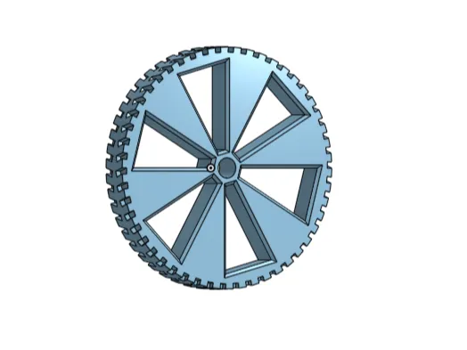 60mm Wheel with 2.15 mm Treads 