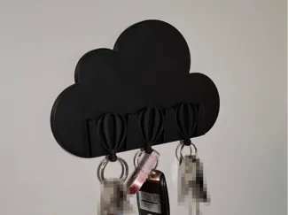 Heißluftballonschlüsselanhänger inkl. Halterung