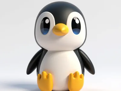 cute penguin