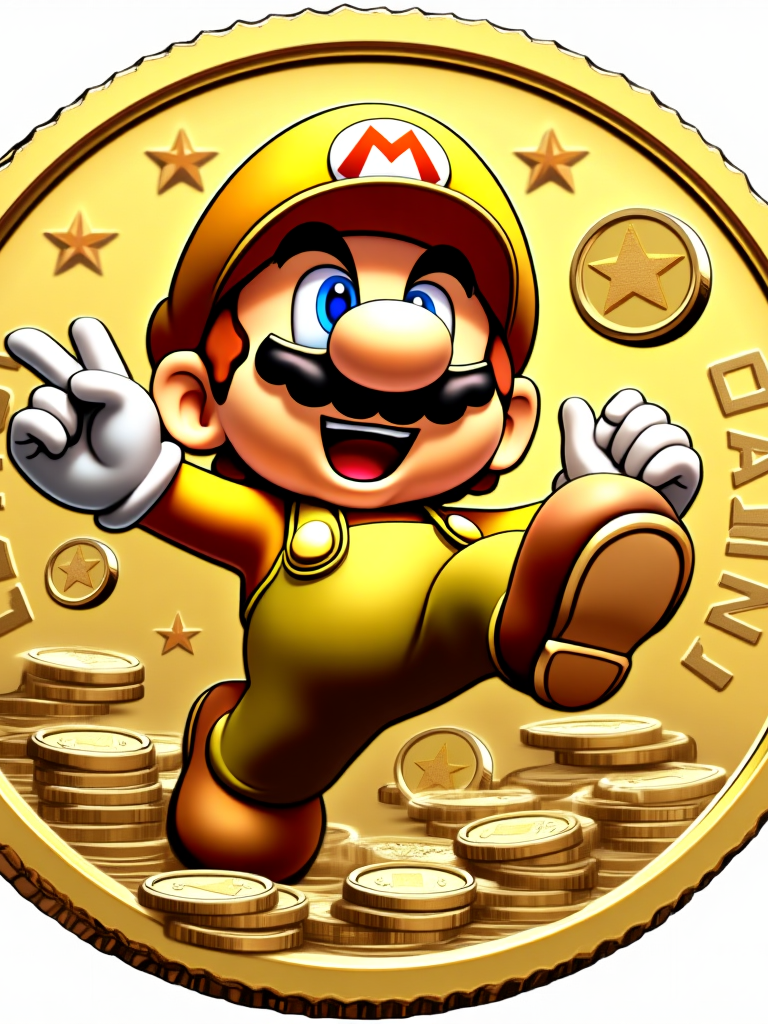 슈퍼 마리오 코인, 금메달, 은메달 - 무료 3D 프린트 모델 - MakerWorld