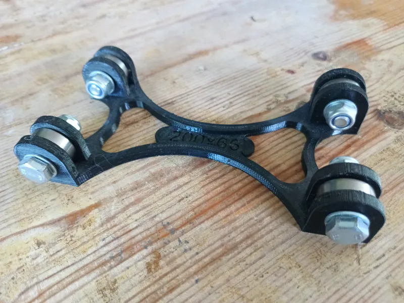 Filament Spool Roller, parametric, customizable