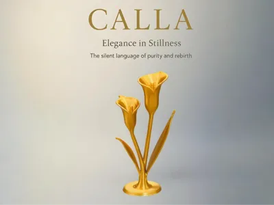 Calla Lily Flower Ornament