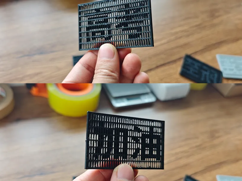 3D打印光栅字