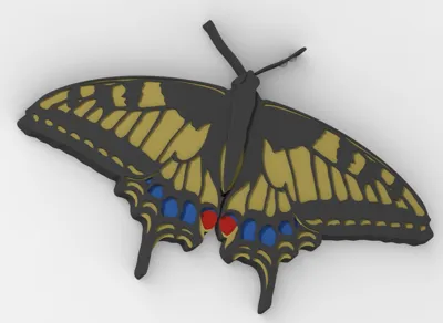 Queen's Page "Papilio machaon" - Day butterfly