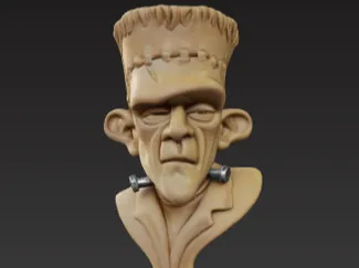 Busto Frankenstein