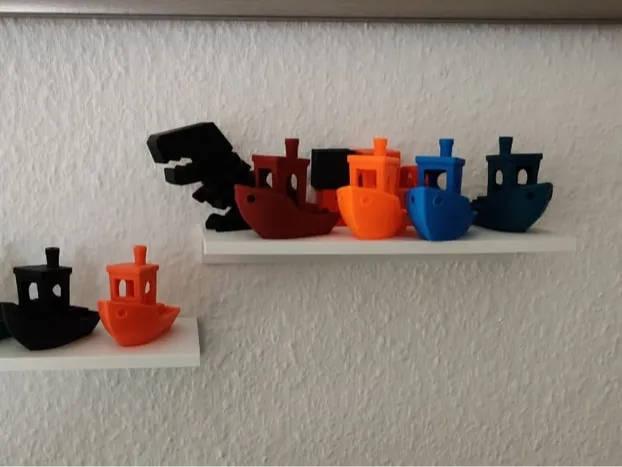 Small Shelf for small prints - Tesa Powerstrips
