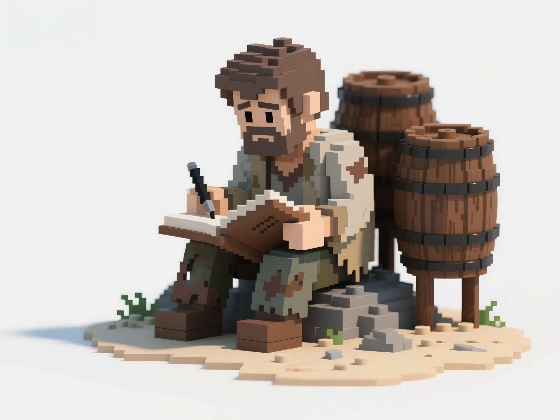 Lego Little Man Adadaki hepsi bir arada baskı A1mini için uygundur