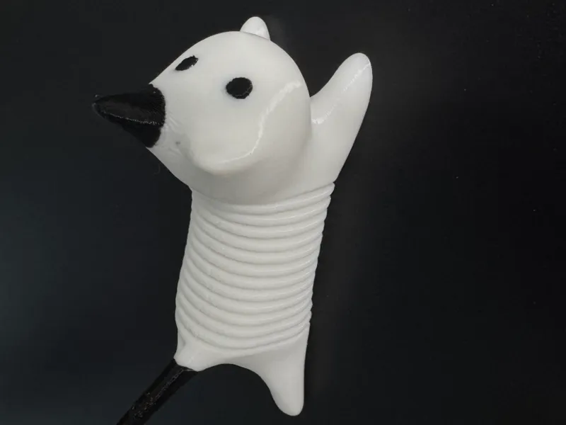 弹簧毛 双色