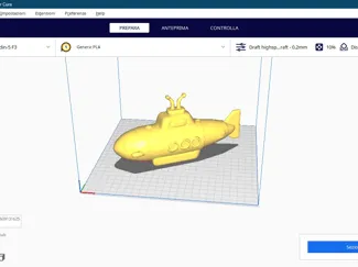 Submarine for bathtub