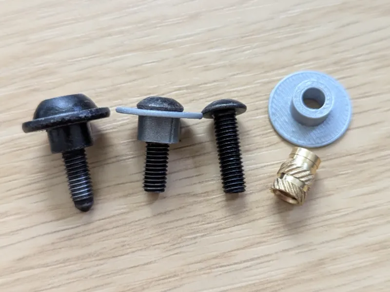 Smart Roadster Rear Glass Screw Spacer + Resin Cup