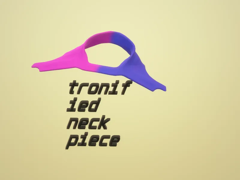 TRONified neck piece