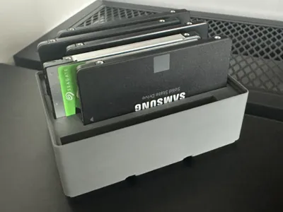 Gridfinity 2x3 SATA Storage