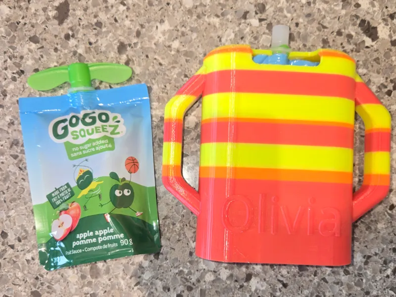 Baby Food Pouch Holder
