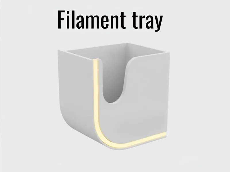 Filament tray