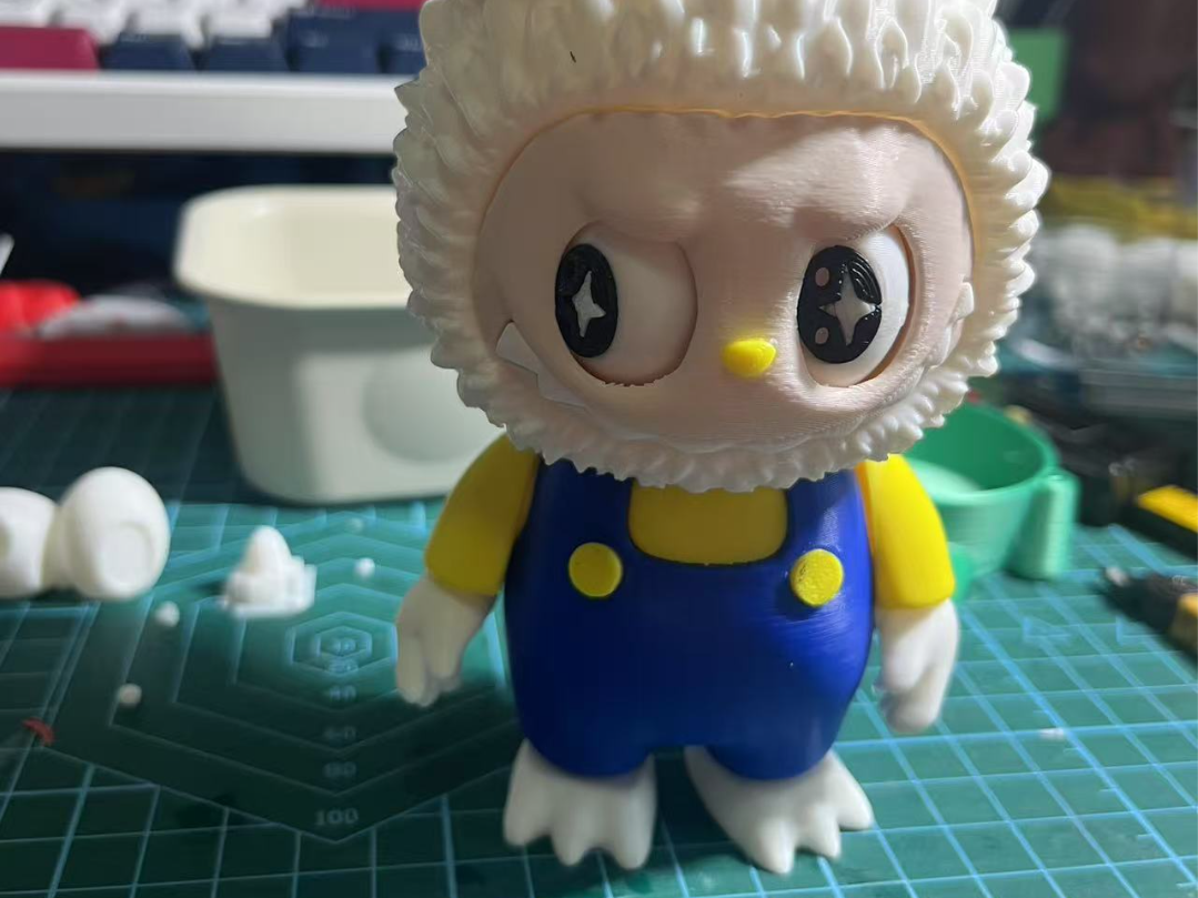Ktbubu Labubu Kittybubu! AMS'nin tüm renkleri ayırmasına gerek yok! Baş, eller, ayaklar, gözler dönebilir!
