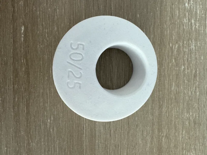 50转25 PVC缩口补芯 管子偏心变径接头排水管配件 内插补芯 