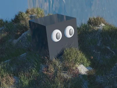 Melievich's Cube with Eyes