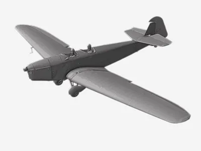 Textureless Airplane