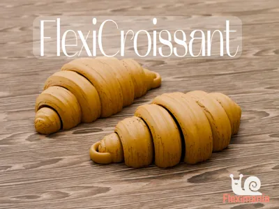 Quirky Croissant Articulated Toy