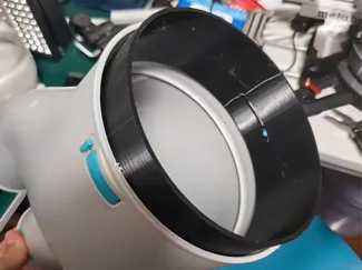 150mm新风管对插母头转公头套件
