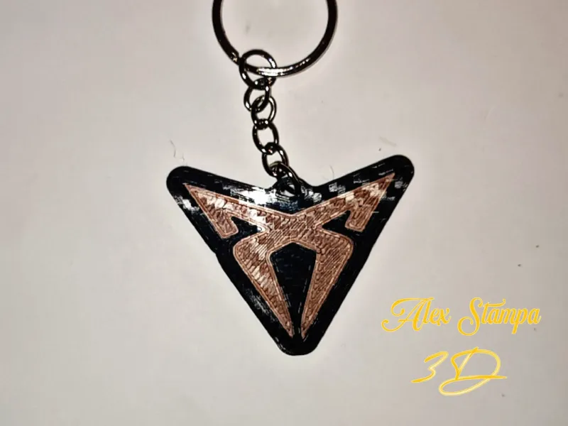 Cupra Keychain bi-color