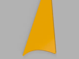 Wing for a bottle rocket 