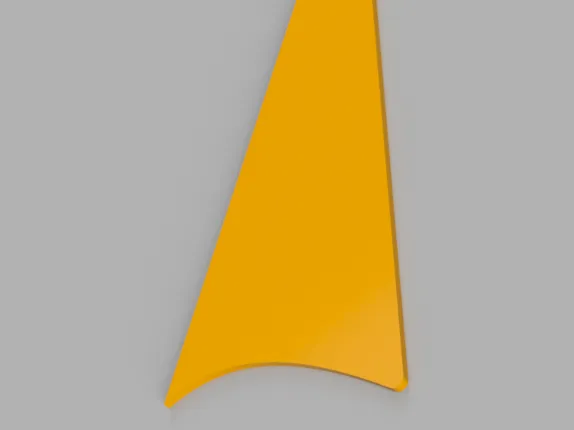 Wing for a bottle rocket 