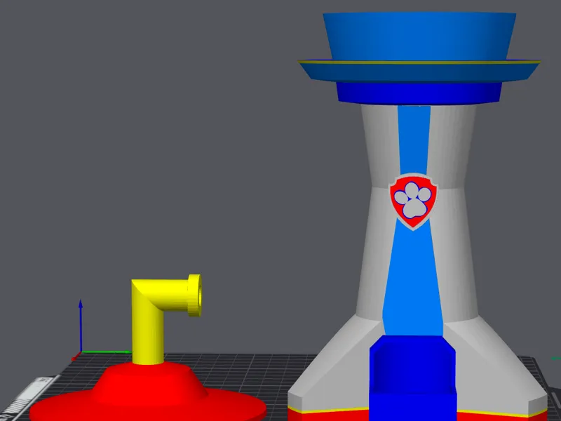 Paw patrol tower candy dispenser