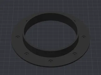 H2D排烟管 纱窗开孔固定环