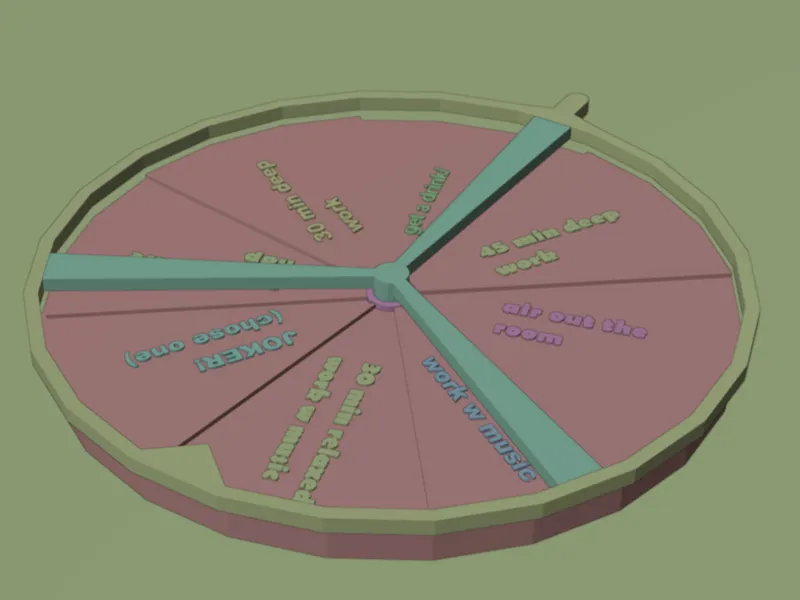 Help me decide spinwheel 3d print