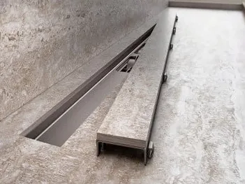 Alcadrain gutter grating support