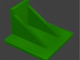 Supporto mensola specchiera bagno