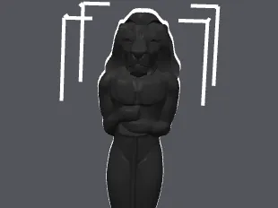 trophy lion