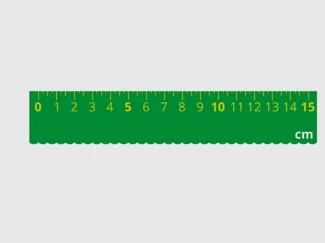 Soild 15cm Ruler: