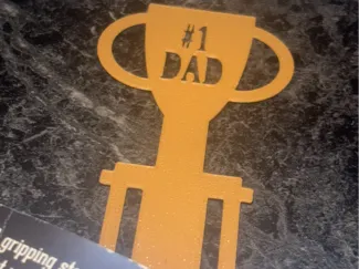 #1 Dad Bookmark
