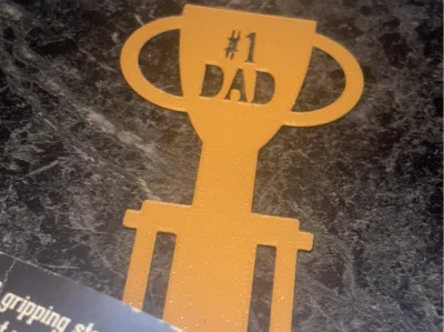 #1 Dad Bookmark
