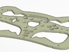 Moza ES Wheel Formula Mod SPLIT FOR SMALL PRINTERS